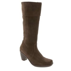 DANSKO Risa Brown Tall Suede Boots Sz 41 10.5 11